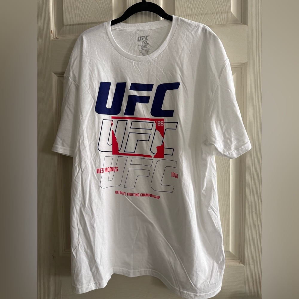 UFC Classic White Cotton Tee